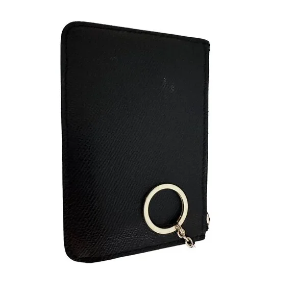 Black Coach Rectangular Coin Purse 3.5 x 5 - Picture 2 of 6